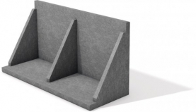 Kunststoff L-Stein für Dachbegrünung